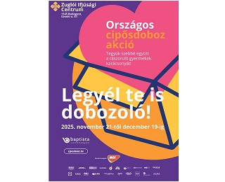 Cipősdoboz-akció a Zuglói Ifjúsági Centrumban!