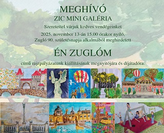 ÉN ZUGLÓM rajzpájázat kiállítás és díjátadó