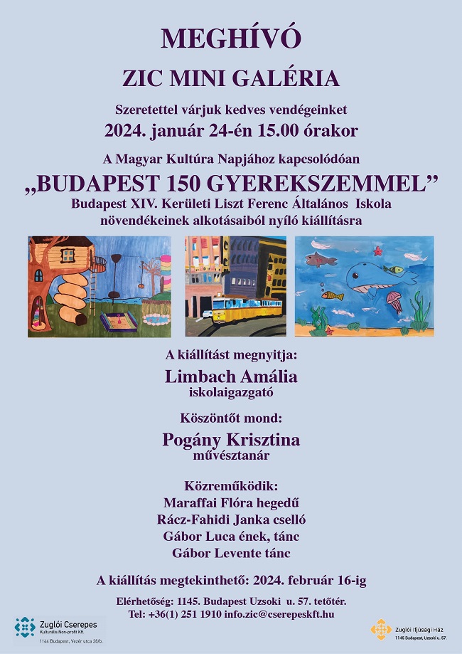 BUDAPEST 150 GYEREKSZEMMEL