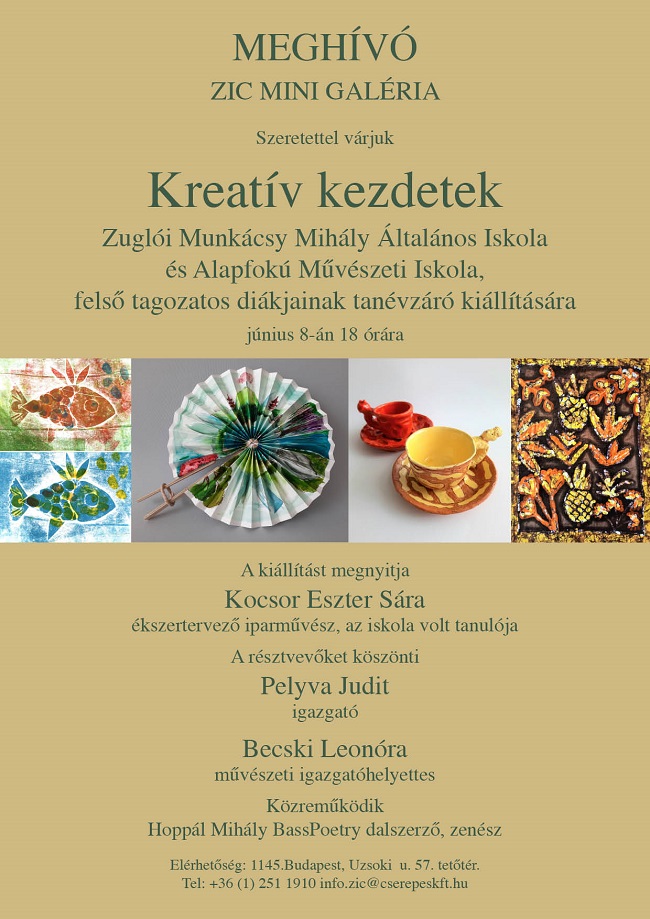 KREATÍV KEZDETEK