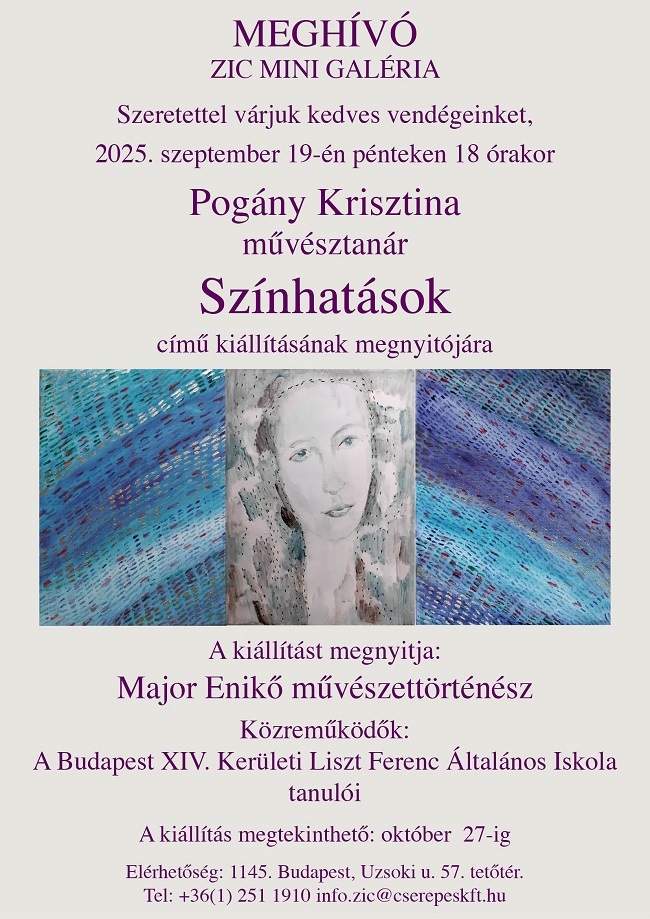 Pogány Krisztina: Színhatások