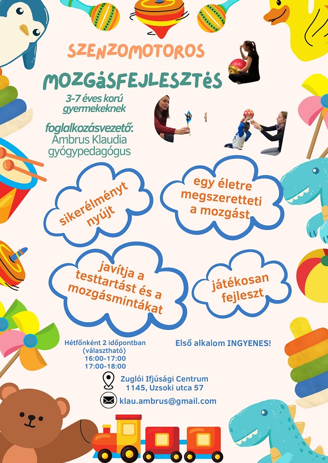 SZENZOMOTOROS MOZGÁSFEJLESZTÉS