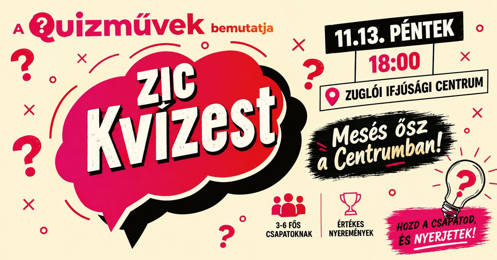 Mesés őszi kvíz a ZIC-ben